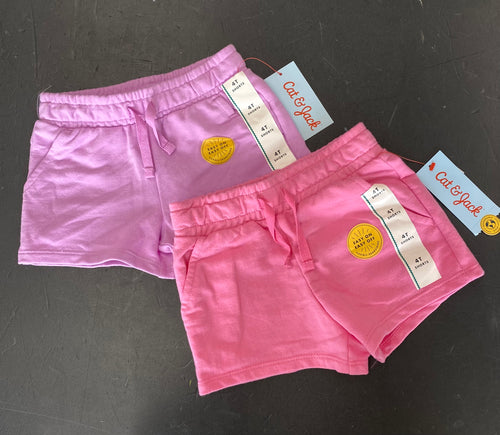 Cat & Jack Size 4T Pull Up Shorts (Set of 2)
