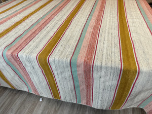 10' x 14' Multicolor Claire Stripe Handwoven Wool Area Rug