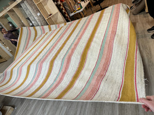 10' x 14' Multicolor Claire Stripe Handwoven Wool Area Rug