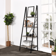 Load image into Gallery viewer, *71” Black Closetmaid Ladder Bookshelf