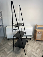 Load image into Gallery viewer, *71” Black Closetmaid Ladder Bookshelf