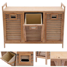 Load image into Gallery viewer, *Laundry Basket Organizer, Tilt Out Laundry Hamper with Removable Liner Bins