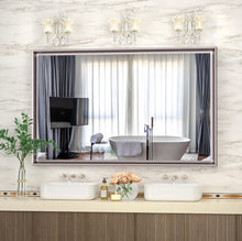 Load image into Gallery viewer, 36&quot; Rose Gold Bathroom Mirrors for Wall, Metal Framed Wall Mirrors with Non-Rusting Aluminum Alloy