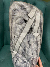 Load image into Gallery viewer, Guillaume Home Ruched Faux Fur 60&quot; x 70&quot; Throw - CHARCOAL