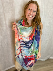 Lili & Maddi Verbena Scarf/Beach Wrap