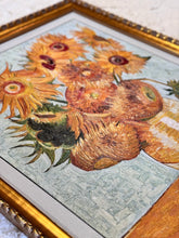 Load image into Gallery viewer, La Pastiche Sunflowers by Vincent Van Gogh Hand Painted Oil on Canvas with Versailles Gold Frame