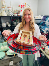 Load image into Gallery viewer, MacKenzie-Childs Tartastic Serving Trays (set of 2) MacKenzie Childs