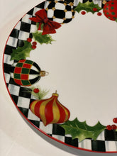 Load image into Gallery viewer, MacKenzie-Childs Deck the Halls Dinner Plates (Set of 4)
