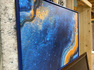 Abstract Marble Framed Art 40”