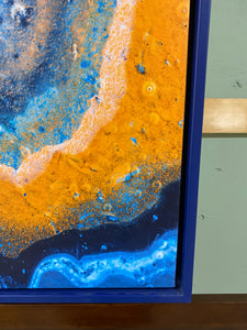 Abstract Marble Framed Art 40”