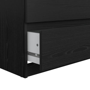 6 Drawer Naia Double dresser, Black Grain