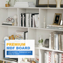 Load image into Gallery viewer, Jaen Bookcase, 7 SHELF / White