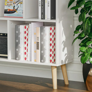 Jaen Bookcase, 7 SHELF / White
