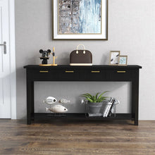 Load image into Gallery viewer, 60" Console Table With 4 Drawers