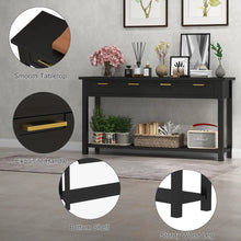 Load image into Gallery viewer, 60" Console Table With 4 Drawers
