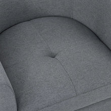 Load image into Gallery viewer, Jazouli 25.5&quot; Wide Polyester Barrel Chair and Ottoman