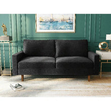 Load image into Gallery viewer, 70&quot; 3-Seater Square Arm Sofa