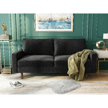 Load image into Gallery viewer, 70&quot; 3-Seater Square Arm Sofa