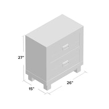 Load image into Gallery viewer, Jobe 26&#39;&#39; W Nightstand