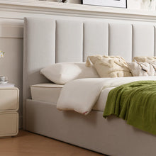 Load image into Gallery viewer, Juanetta Hydraulic Lift Up Storage Upholstered Platform Bed KING