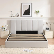 Load image into Gallery viewer, Juanetta Hydraulic Lift Up Storage Upholstered Platform Bed KING