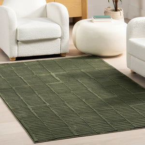 5' x 8' Kailani Geometric Machine Washable Area Rug