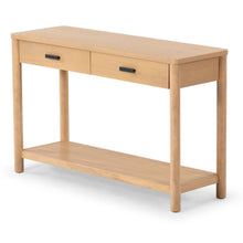 Load image into Gallery viewer, Kaplan Wood 2 Drawer Console Table, Natural