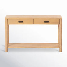 Load image into Gallery viewer, Kaplan Wood 2 Drawer Console Table, Natural
