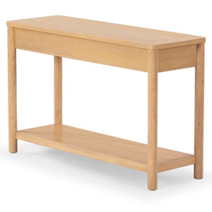Kaplan Wood 2 Drawer Console Table, Natural