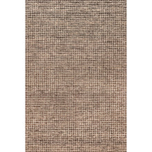 Load image into Gallery viewer, 4' x 6' Katasha Checked Wool Brown Area Rug