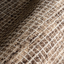 Load image into Gallery viewer, 4' x 6' Katasha Checked Wool Brown Area Rug