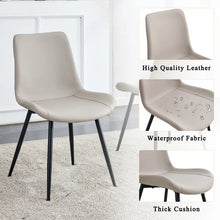 Load image into Gallery viewer, Khalaya Metal Side Chair Dining Chair (Set of 6), Warm Grey