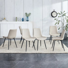 Load image into Gallery viewer, Khalaya Metal Side Chair Dining Chair (Set of 6), Warm Grey