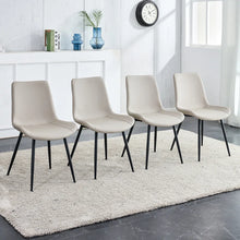 Load image into Gallery viewer, Khalaya Metal Side Chair Dining Chair (Set of 6), Warm Grey