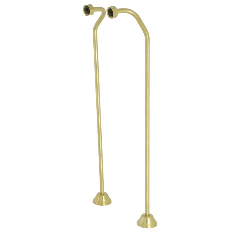 CC477 Kingston Brass Vintage Double Offset Bath Supply, Satin Brass