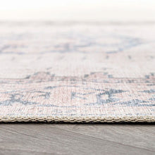 Load image into Gallery viewer, 9&#39; x 12&#39; Labarbera Vintage Machine Washable Beige Non-Slip Backing Area Rug