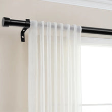Load image into Gallery viewer, Lachina Arnel 1 Inch Window Curtain Rod with Aluminium Finials, Single Curtain Rods for Windows