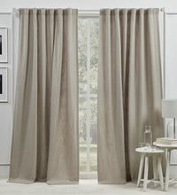 Load image into Gallery viewer, Ralph Lauren Vienna Light Filtering with Lining Back Tab/Rod Pocket Curtain Panels (Set of 2)