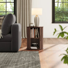 Load image into Gallery viewer, Leathia Fluted Round End Table
