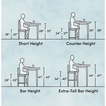 Load image into Gallery viewer, Lisa Pleated Velvet Counter Stool (SET OF 2)