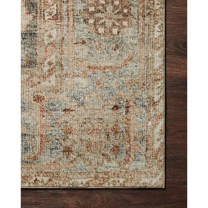 7'6" x 9'6" Loloi Ocean/Spice Area Rug Feat. Cloud Pile