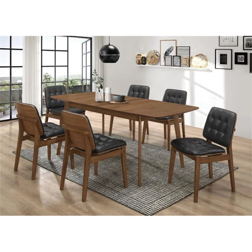 6 Person Longlier Butterfly Leaf Dining Table