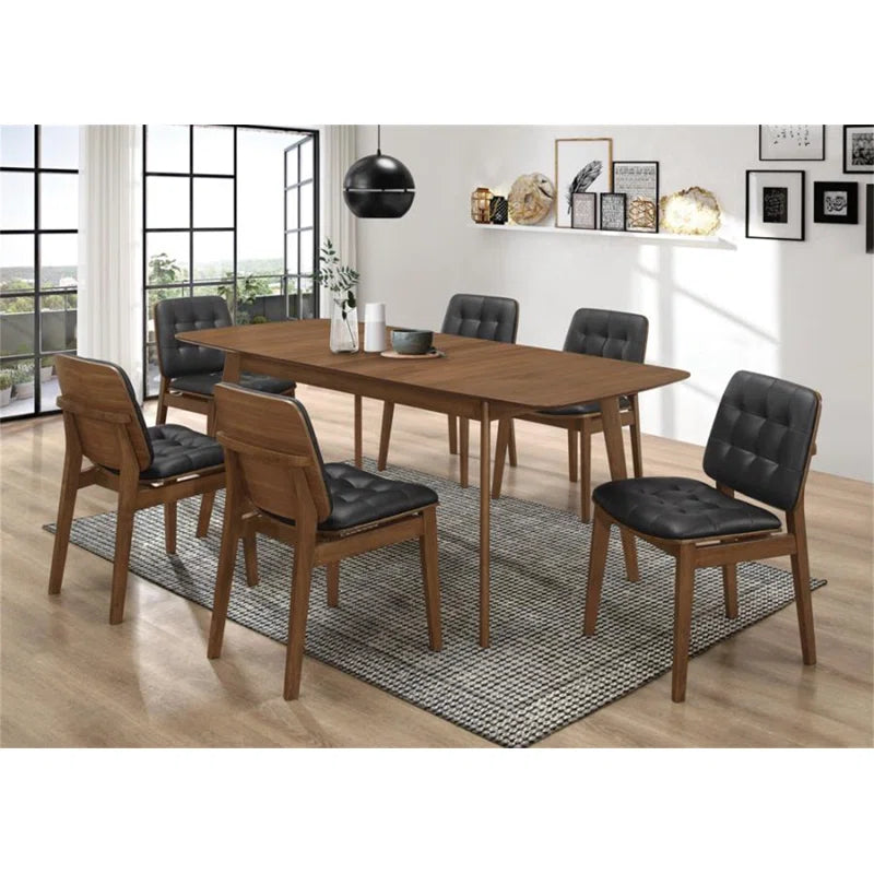 6 Person Longlier Butterfly Leaf Dining Table