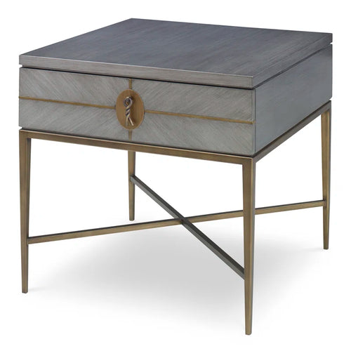 Longwood Solid Wood Top End Table with Storage