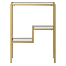 Load image into Gallery viewer, Lovett 22&#39;&#39; Glass Top Console Table, GOLD