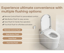 Load image into Gallery viewer, MEJE Smart Toilet , Tankless Toilet with Basic Intelligent Function, Heated Seat, Auto Flush, Foot Kicking Flush, Night Light, Flush Remote Control MJ-A5