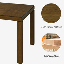 Load image into Gallery viewer, 56-84&quot; Hokku Designs Extendable Dining Table with Solid Wood Legs