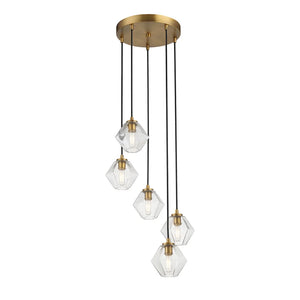 Marseille 5 - Light Dimmable Geometric Chandelier