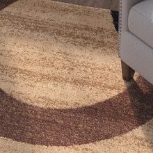 Load image into Gallery viewer, 7&#39;10&quot; x 10&#39;2&quot; Mehul Geometric Multi Coloured Area Rug in Red/Brown/Black
