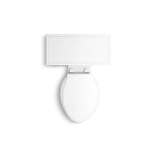 Load image into Gallery viewer, White Memoirs Stately Continuousclean St Two-Piece Elongated Toilet with Concealed Trapway, 1.28 Gpf (Part number: K-36669-0)